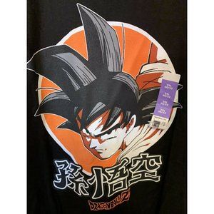 New DRAGON BALL Z ANIME TSHIRT Men’s Sz 2XL‎ SHORT SLEEVE CREW NECK BLACK NWT
